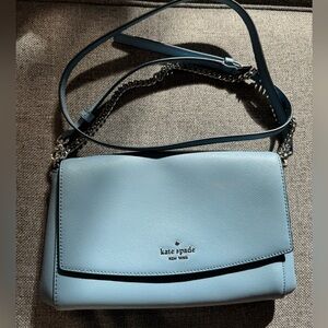 Kate Spade light blue laurel way greer crossbody bag